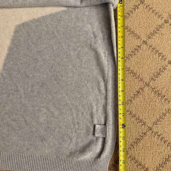 360 Sweater Gray crew neck with white star on back S - Picture 5 of 10